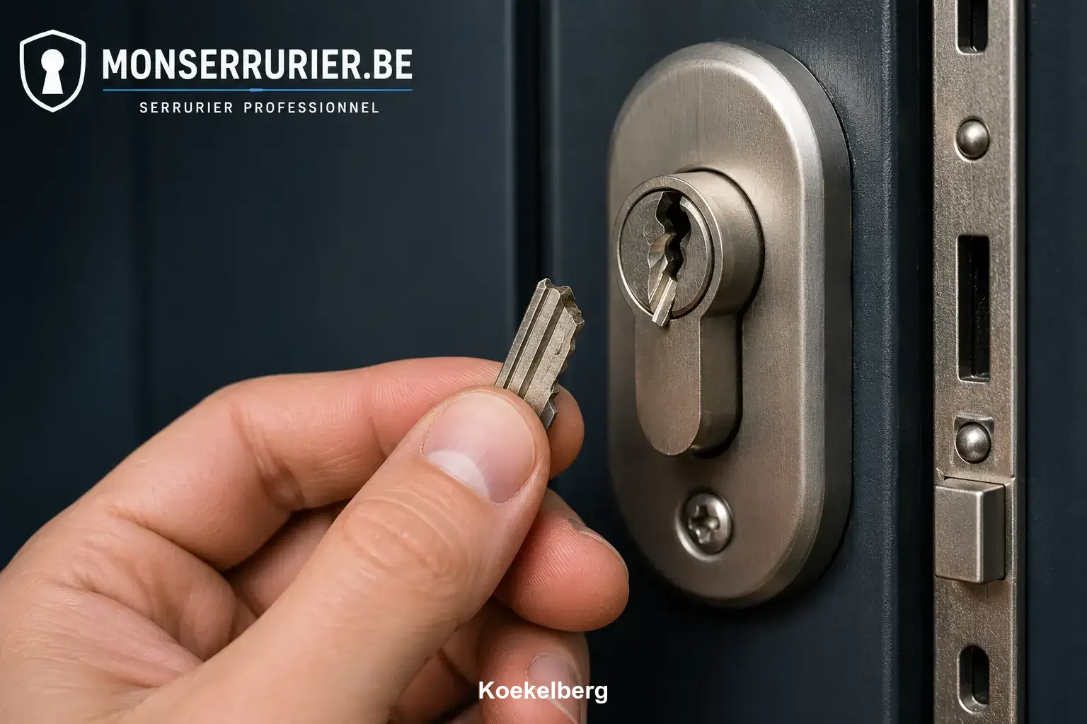 clé cassée dans serrure Koekelberg extraction cylindre